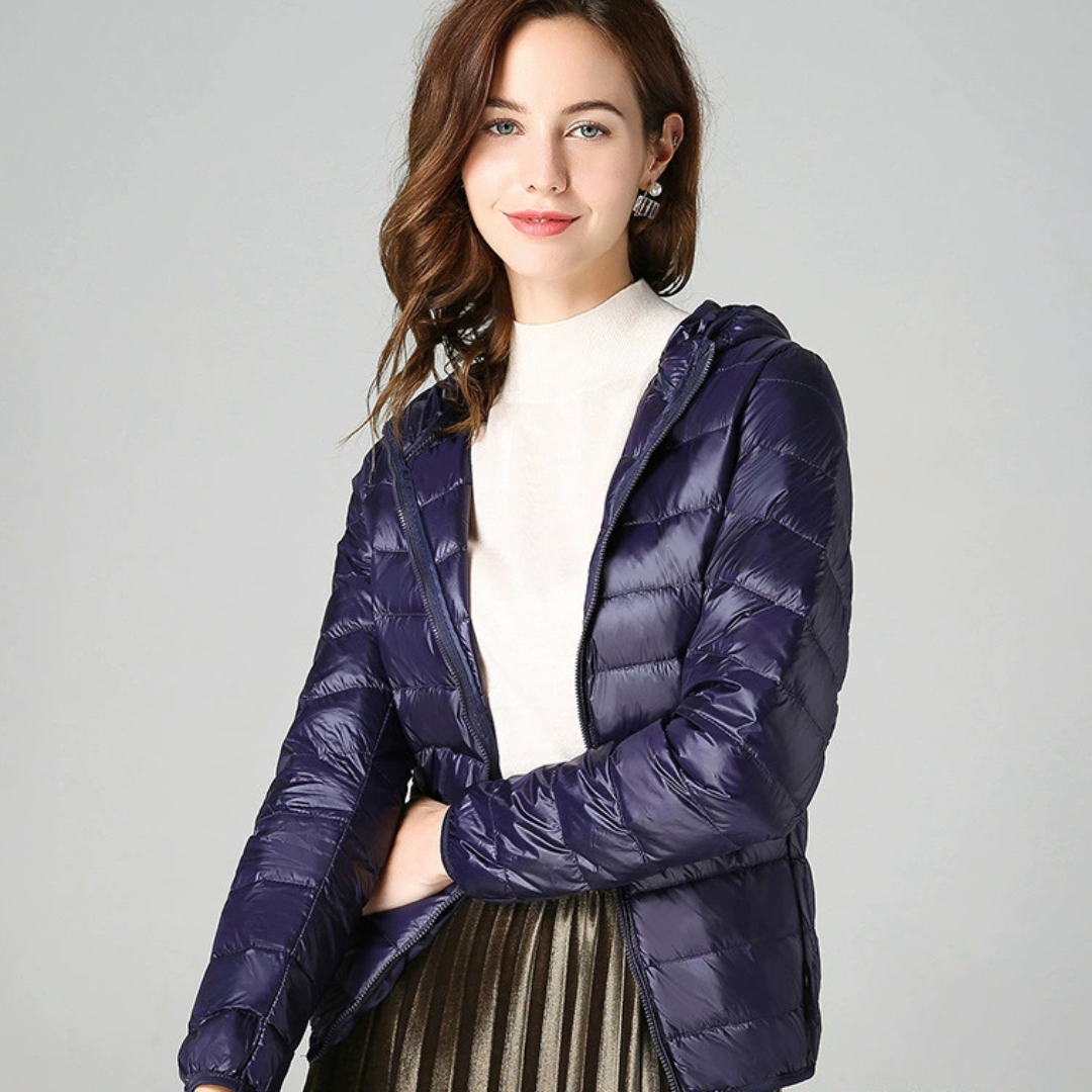 Dagmar Gevoerde Tussenjas | Donkerblauw