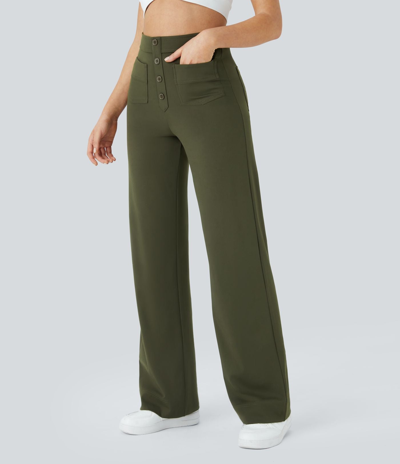 Emma™ | Elastische broek hoge Taille