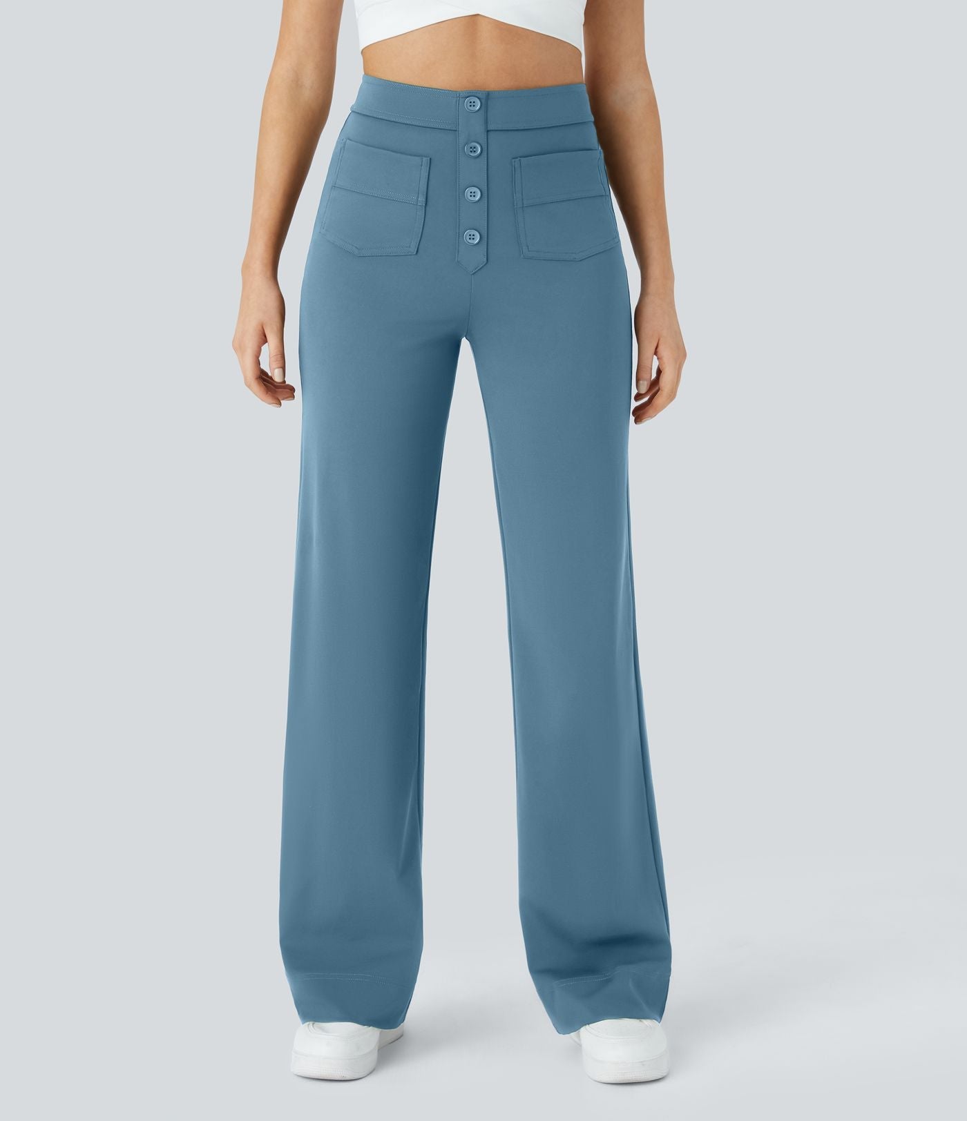 Emma™ | Elastische broek hoge Taille