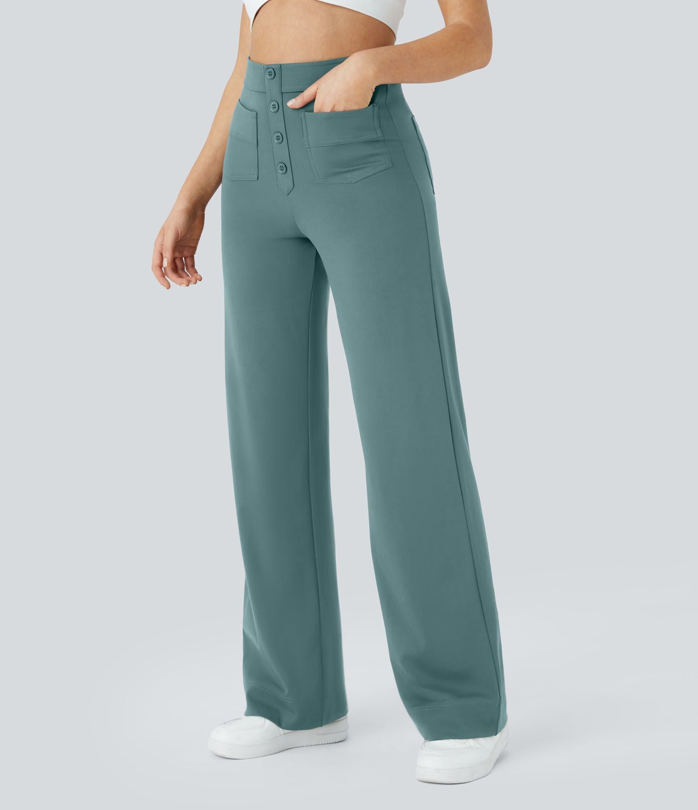 Emma™ | Elastische broek hoge Taille