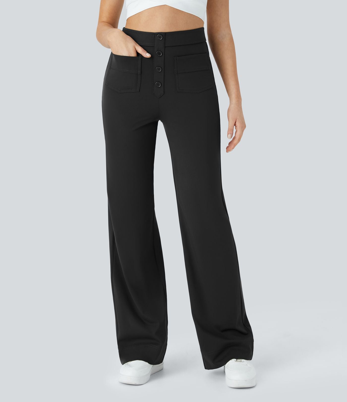 Emma™ | Elastische broek hoge Taille