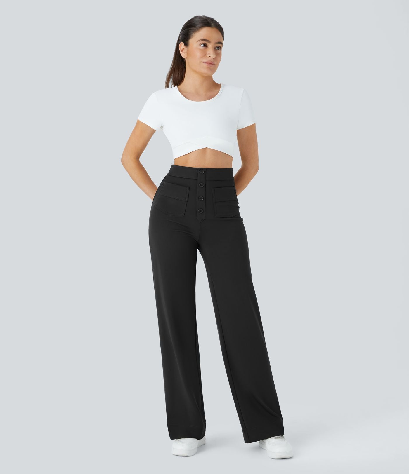Emma™ | Elastische broek hoge Taille