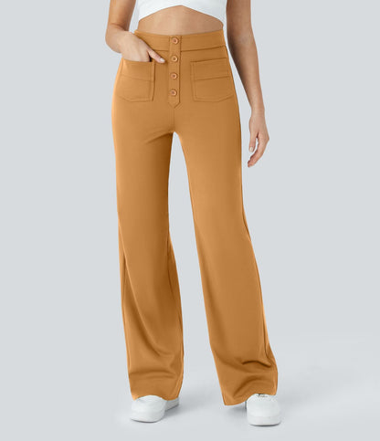 Emma™ | Elastische broek hoge Taille