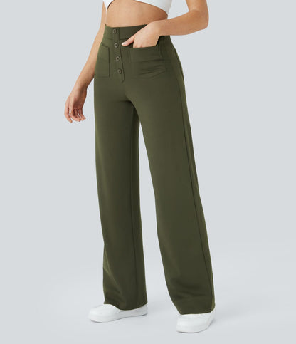 Emma™ | Elastische broek hoge Taille