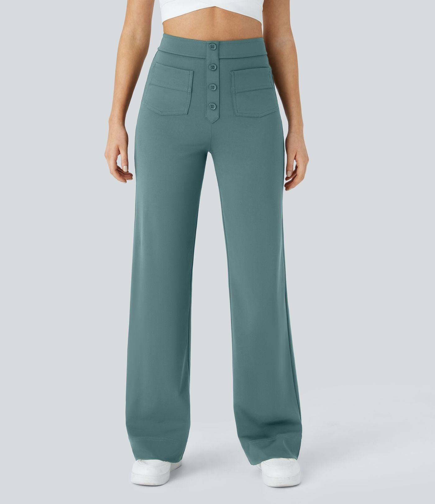 Emma™ | Elastische broek hoge Taille