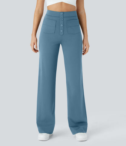 Emma™ | Elastische broek hoge Taille