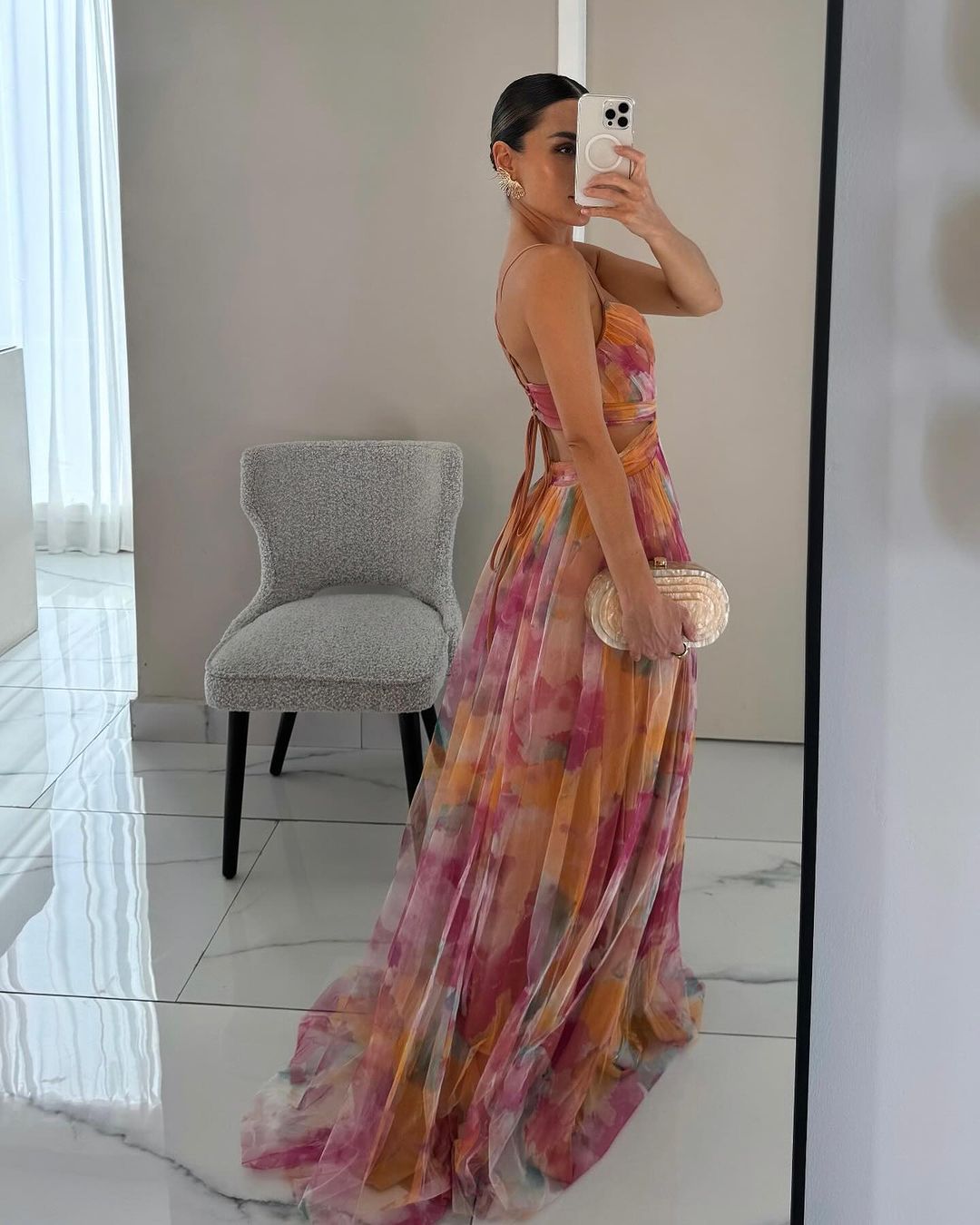 Elodie™ | Betoverende Maxi-jurk met Bloemenprint