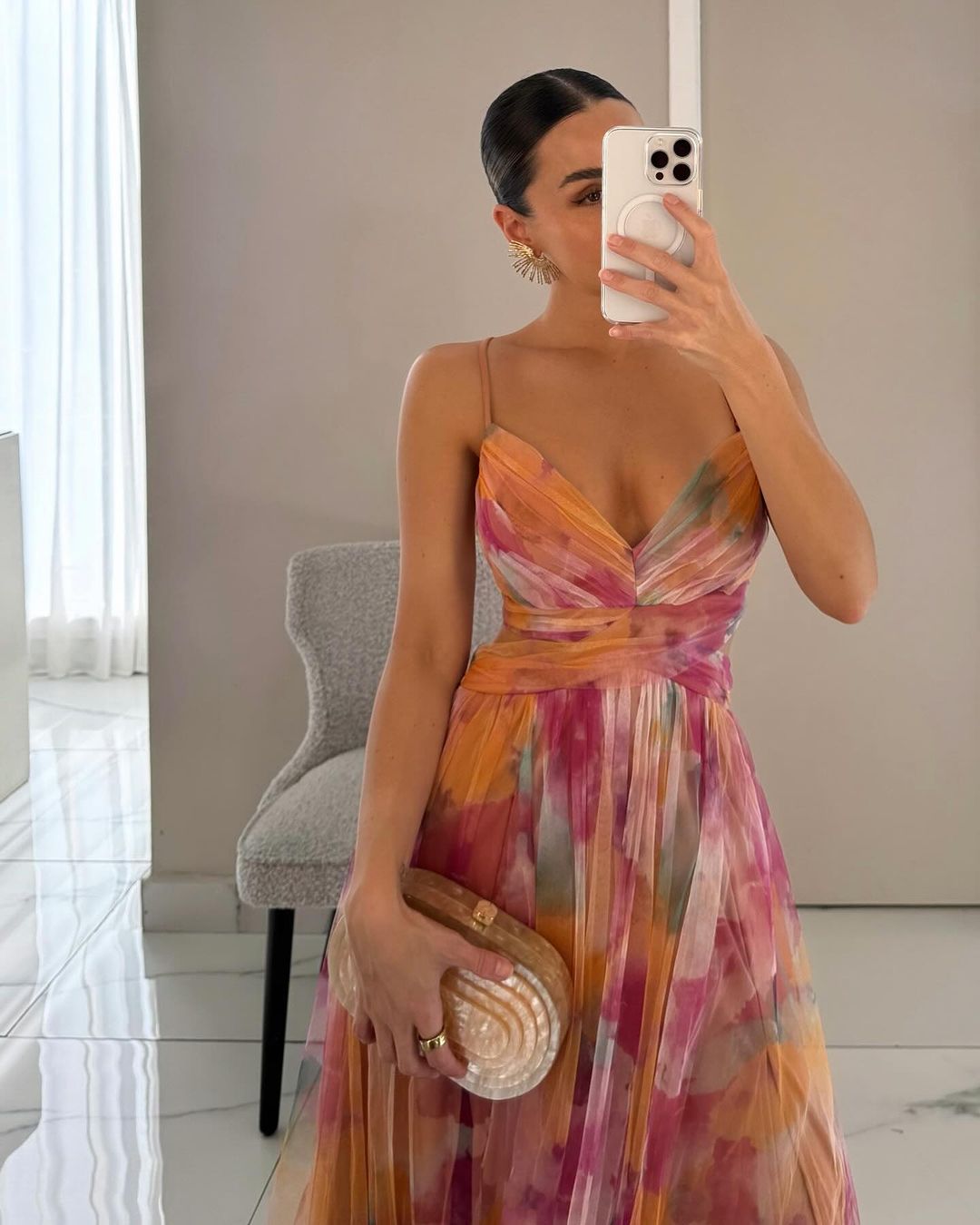 Elodie™ | Betoverende Maxi-jurk met Bloemenprint