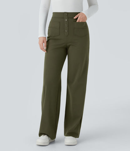 Emma™ | Elastische broek hoge Taille
