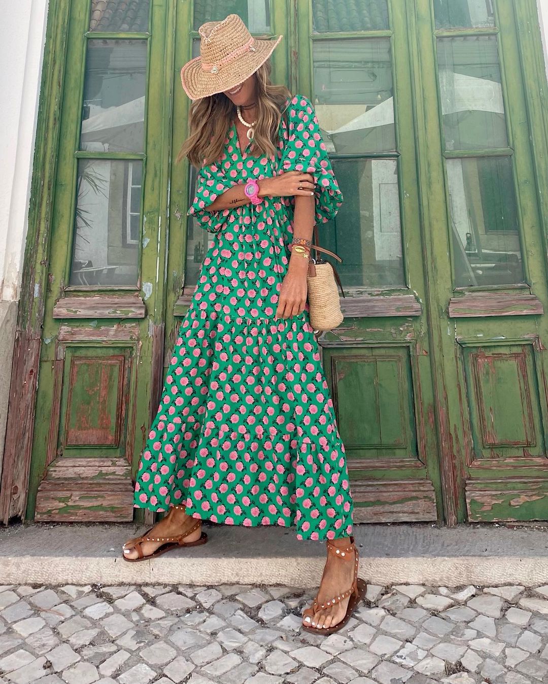 Nina™ | Bohemian Maxi Jurk