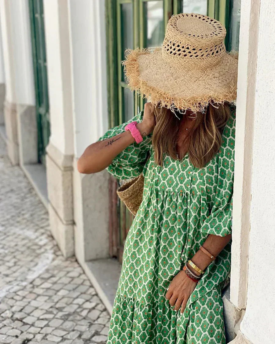 Nina™ | Bohemian Maxi Jurk
