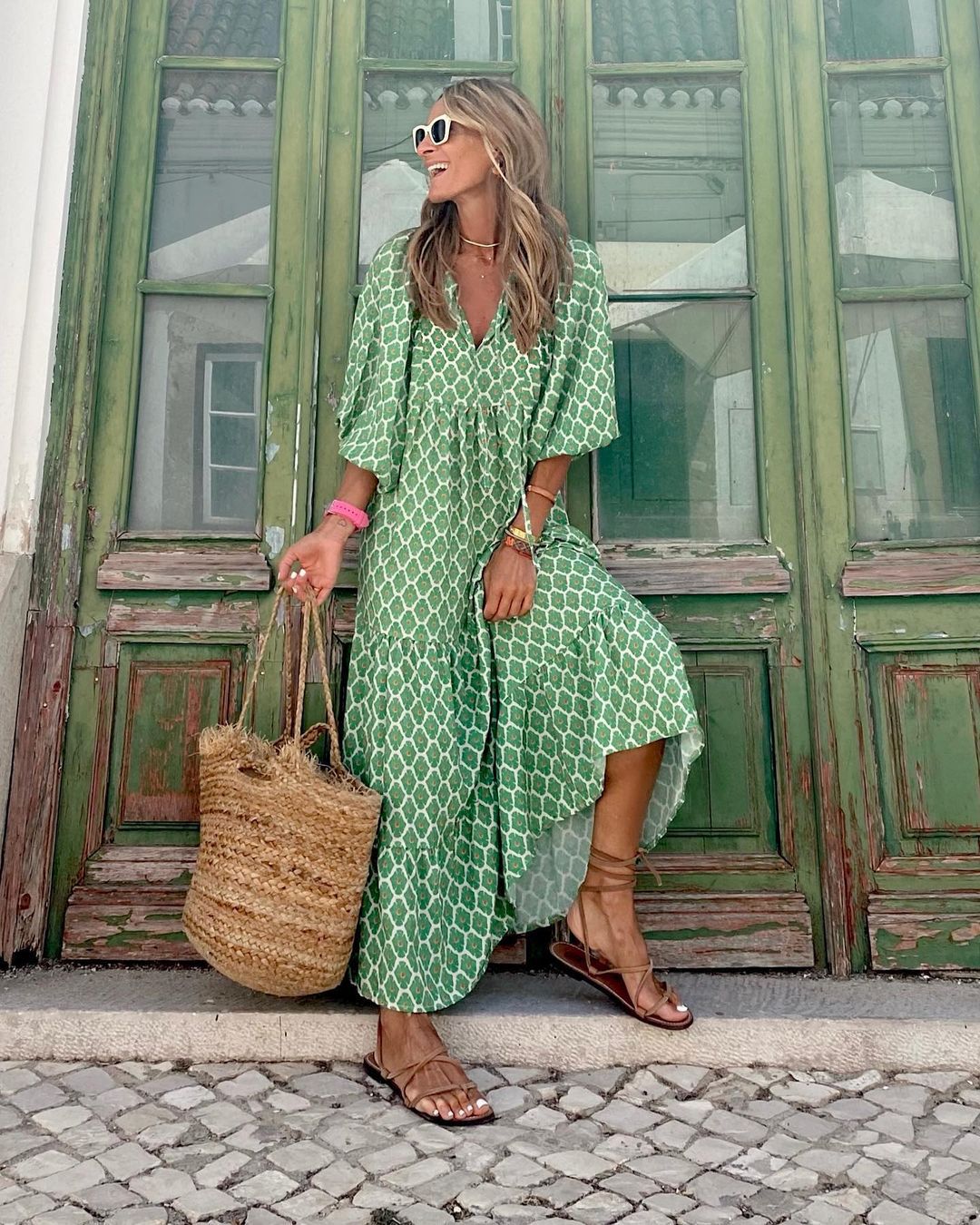 Nina™ | Bohemian Maxi Jurk