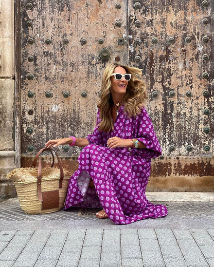 Nina™ | Bohemian Maxi Jurk