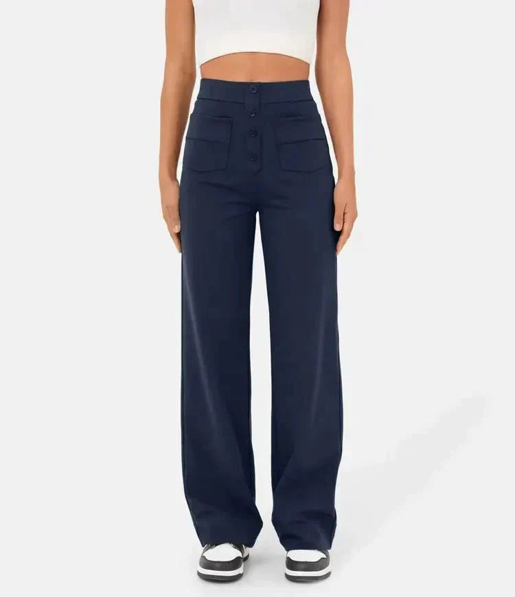 Emma™ | Elastische broek hoge Taille