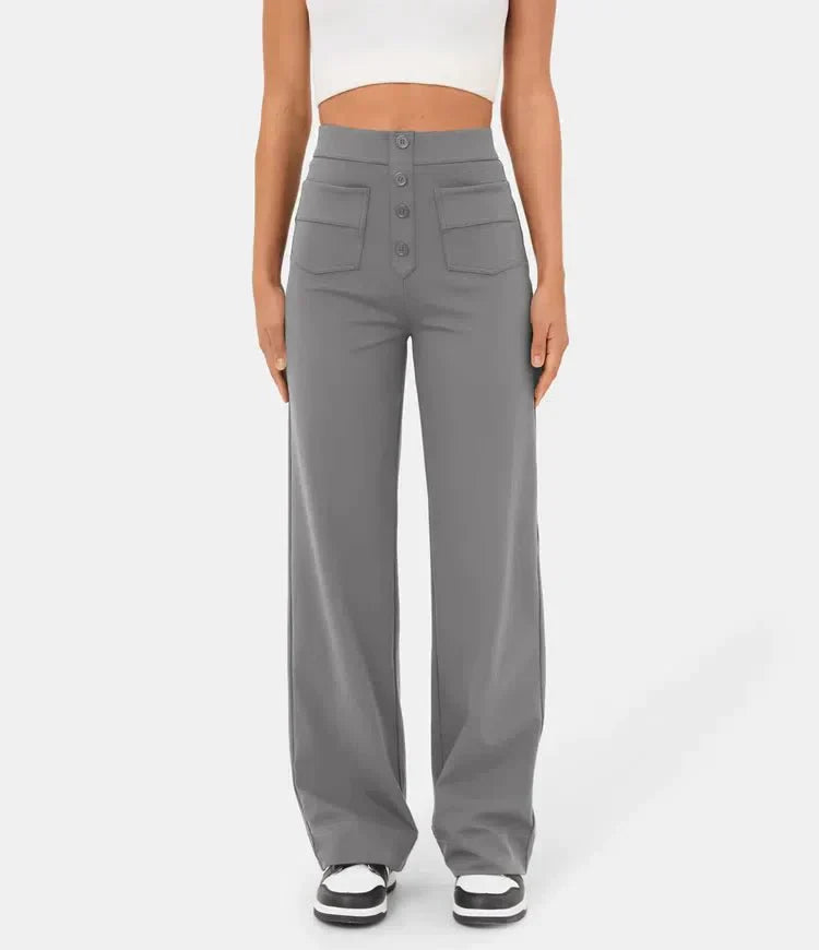 Emma™ | Elastische broek hoge Taille