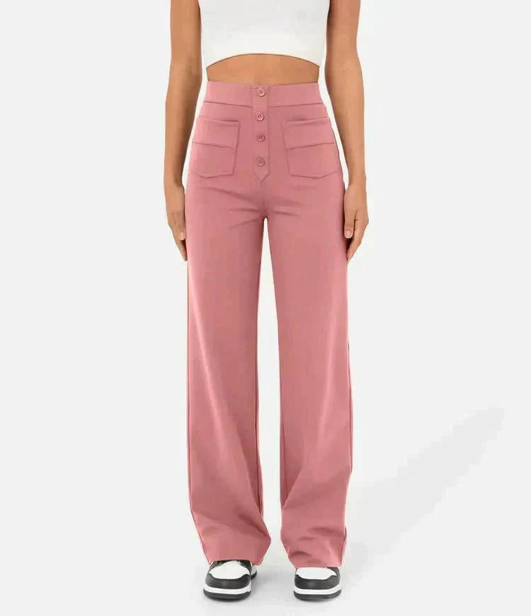 Emma™ | Elastische broek hoge Taille