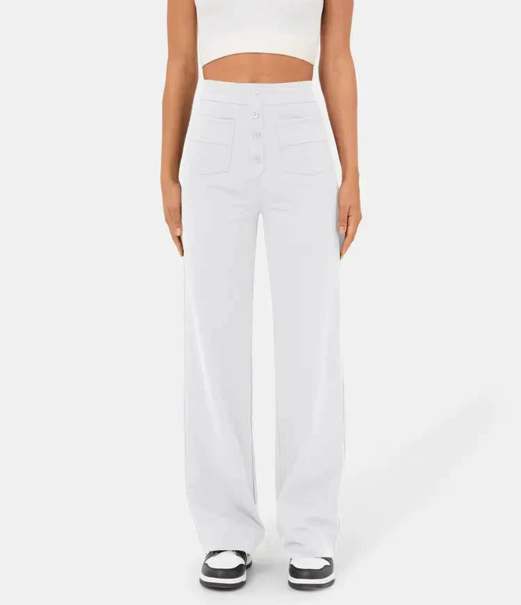Emma™ | Elastische broek hoge Taille