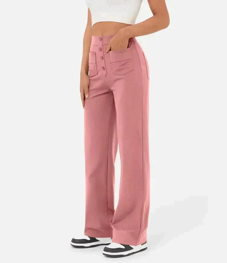 Emma™ | Elastische broek hoge Taille
