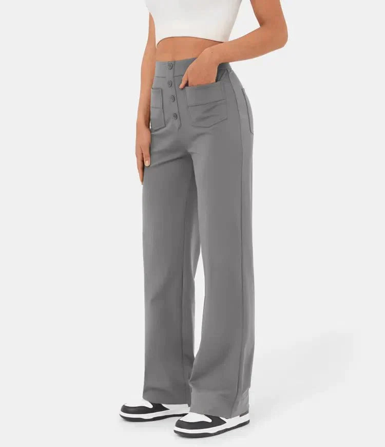 Emma™ | Elastische broek hoge Taille