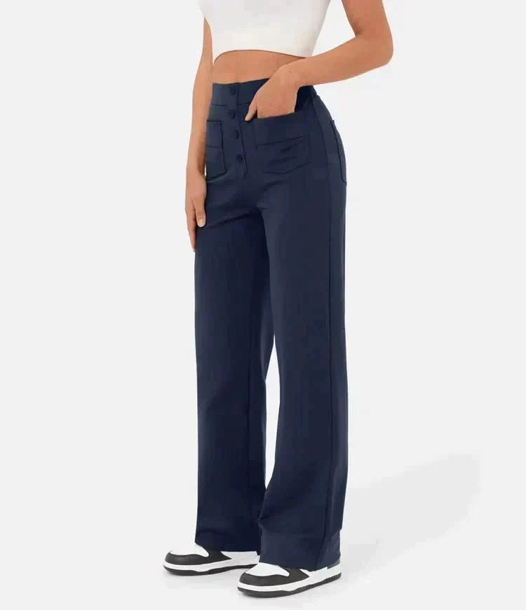 Emma™ | Elastische broek hoge Taille